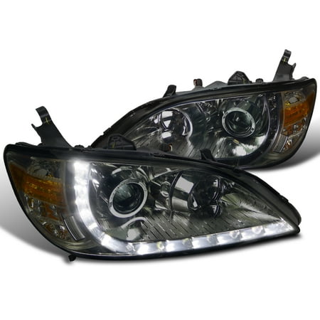 Spec-D Tuning 2004-2005 Honda Civic R8 Led Projector Head Lights 2004 2005 (Left + (Best Tune For Audi R8 Forza Horizon 3)