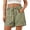 Yellow, variant on Costeam Womens Striped Drawstring Casual Shorts Dual Side Pockets Elastic Waist Adjustable Tie Loose Fit Summer Beach Daily Wear Short Bottoms