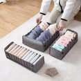 thumbnail image 2 of Bangcool Underwear Organizer Divider Foldable Portable Bra Drawer Organizer Storage Box, 2 of 10