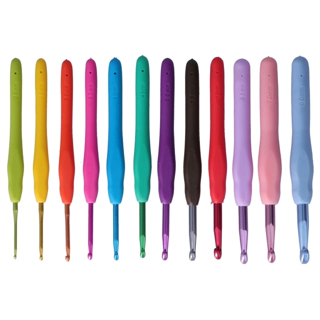 Bearded Needle, Crochet Hooks Premium Material Ergonomic Handle Wide Application For Home