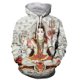 thumbnail image 3 of Nueva sudadera con capucha con gráficos 3D del dios mono indio Hanuman para hombres y mujeres, ropa con estampado de figura de mito hindú, sudadera con capucha de diseñador superior, 3 of 5