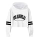 thumbnail image 1 of Gibobby Sudadera para Niñas Niños Casual Suelto Activo Mangas completas Sudaderas con capucha Sudaderas con capucha corto Estampado de Tops cortos para a(Blanco, 8-9 Años), 1 of 4