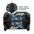 thumbnail image 2 of Pofeuu Japanese Water Wave Print Luggage Suitcase Cover Protector Luggage Washable Covers Aesthetic for 18/24/28/32 inch Luggage（No luggage included）-Medium, 2 of 7