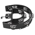 thumbnail image 4 of Hi Hat Tambourine Drum Set Multifunctional Hand Bell Rattle Loose Double Row Bells KTV, 4 of 10