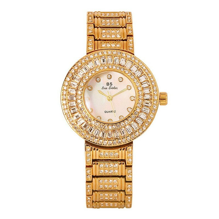 Bs Women Watch Famous Luxury Brands Diamond Ladies Wrist Watches Female  Small Wristwatch Rose Gold Watch Women Montre Femme 2021 