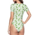 thumbnail image 4 of Gaeub Kitchen Utensiles Cooking Pots Women'S Short Sleeve One Piece Swimsuit Sexy High-Waisted Bodysuit For Swimming, Beach, Sports - Medium, 4 of 9