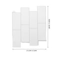 thumbnail image 2 of TEHAUX Kitchen Backsplash Peel And Stick Wall Stickers White 3D Effect Modern Design, 2 of 8