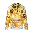 thumbnail image 3 of Haiem Honey Bee UPF 50+ Fishing Shirts for Men Long Sleeve UV Sun Protection Hoodie Non-Mask Outdoor Hiking Shirts, 3 of 9