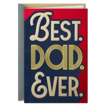 Hallmark Father's Day Greeting Card for Dad (Best Dad Ever)