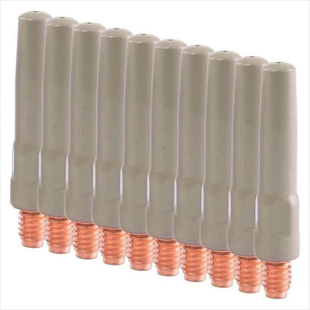 10 Piezas Puntas Soldadura con Revestimiento Antiadherente, Accesorio para Soplete Soldadura para Boquillas Soldadura Revestidas 15AK, Revestimiento para Soplete Soldadura MIG. C