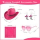thumbnail image 3 of Trajes de vaquera para niñas, disfraz western de Dwieey, 6 unidades, 7-8 T, 3 of 7