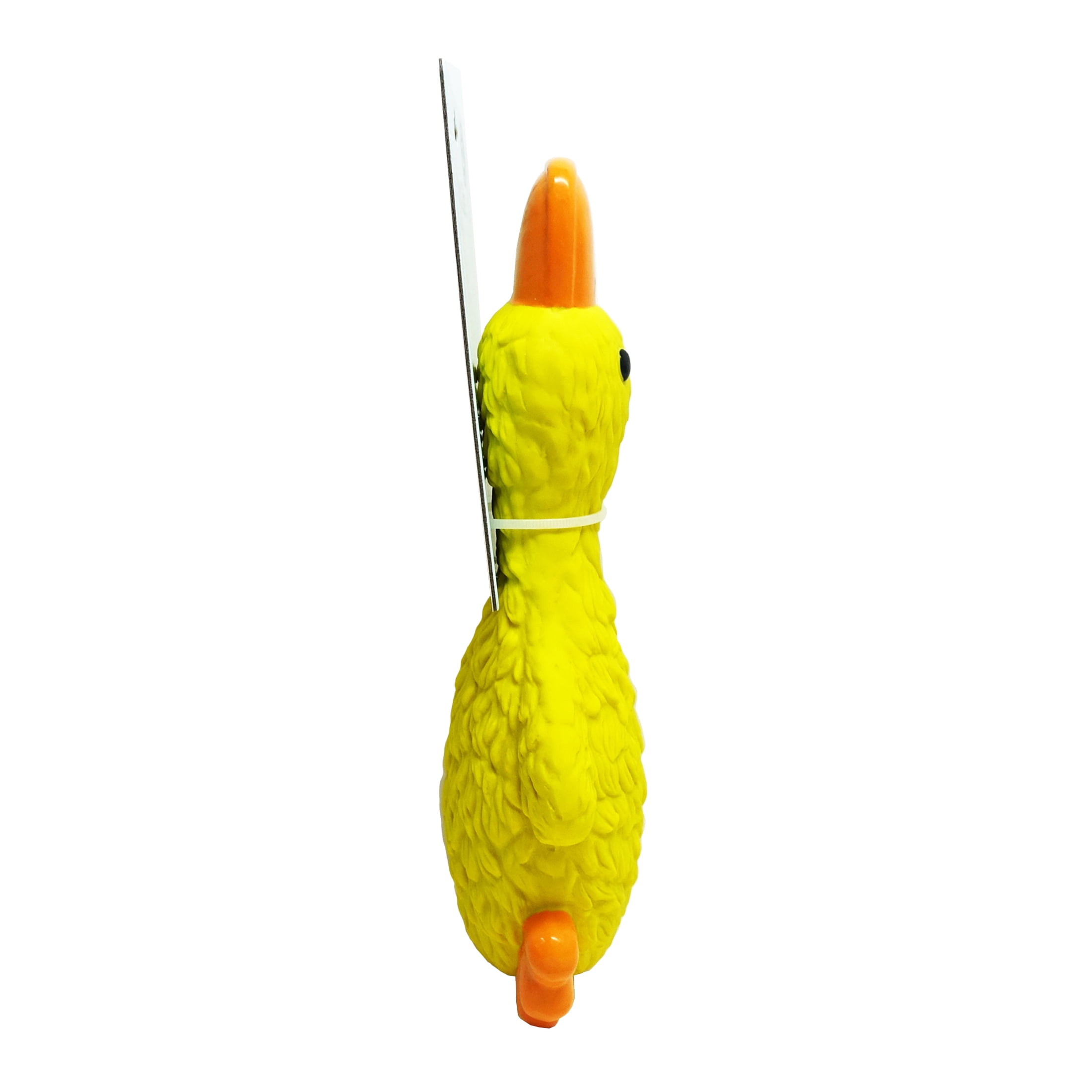 Vibrant Life Yellow Duck Latex Dog Toy with Squeaker, Chew Level 2