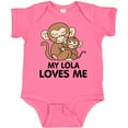 thumbnail image 3 of Inktastic My Lola Loves Me Boys or Girls Baby Bodysuit, 3 of 5