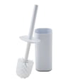 thumbnail image 6 of Bath Bliss Acrylic Square Toilet Brush and Holder Set in White, 6 of 6