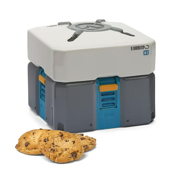 Overwatch 5 1/2" x 6 3/4" Loot Box Ceramic Cookie Jar