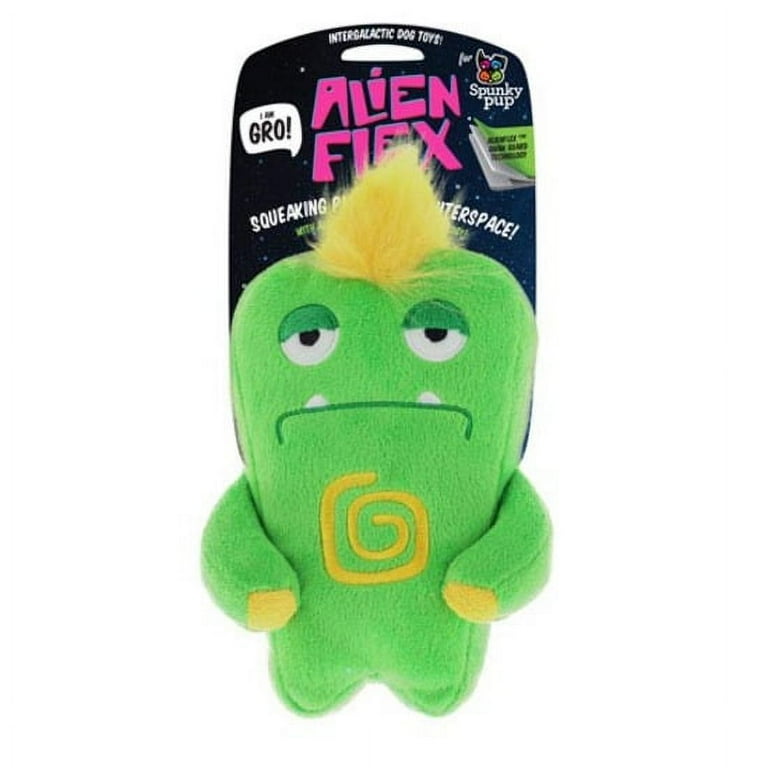 Spunky Pup Alien Flex Gro Plush Dog Toy Spunky Pup Alien Flex Gro Plush Dog Toy