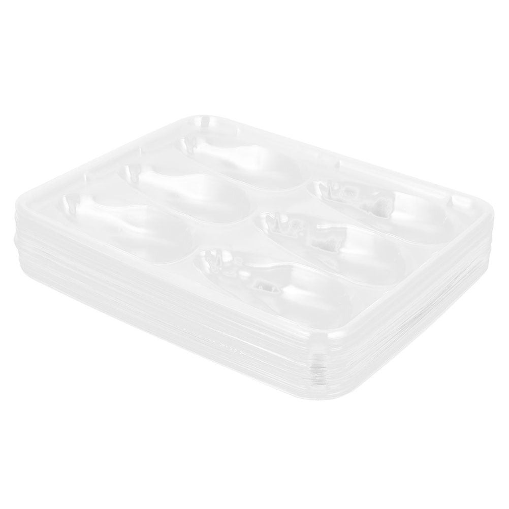 50Pcs Oyster Tray Disposable Restaurant Oyster Tray Plastic Tray
