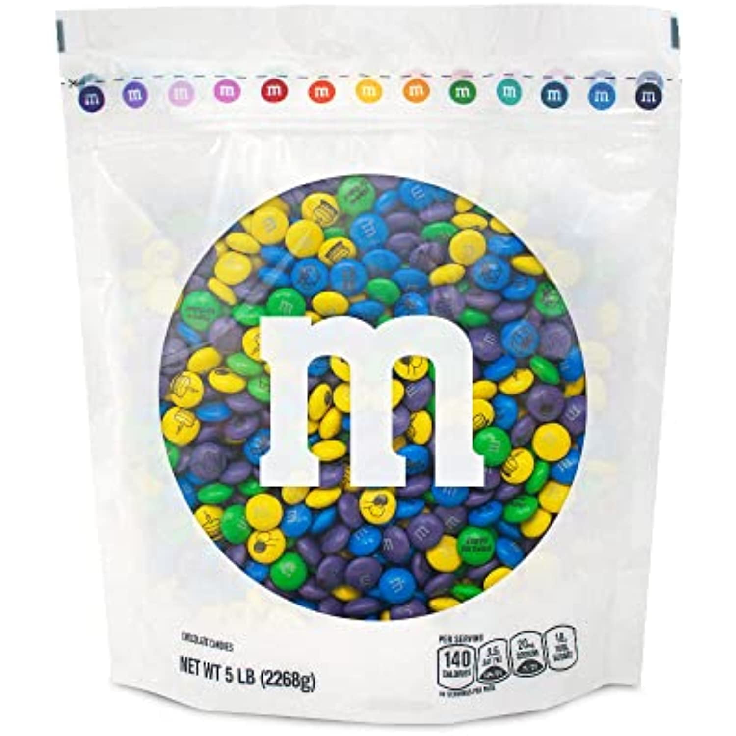 M&M's Milk Chocolate Candy - Yellow: 5LB Bag