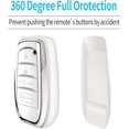 thumbnail image 4 of Key Fob Cover Compatible with Toyota Camry 4Runner Venza RAV4 Prime Land Cruiser Grand Highlander Tacoma Corolla Prius Crown Tundra Hilux Mirai 2016-2026 4/5 Button Keychain Case Holder Protector, 4 of 5
