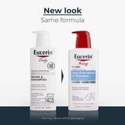 Eucerin Baby Unscented Baby Shampoo and Body Wash, Tear Free Infant Shampoo and Wash, 13.5 fl oz Pump Bottle