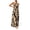 Khaki(Dress), variant on GUACER Maxi Dress for Women Halter Neck Abstract Print Sleeveless Backless Sundress Boho Flowy High Waist Resort Wear Beach Vacation Outfit