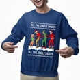 thumbnail image 2 of Christmas Sweatshirt, All The Jingle Ladies Holiday Dance Line Sweatshirt, Funny Christmas Party Sweatshirt, Playful Gift for Him & Her, 2 of 5