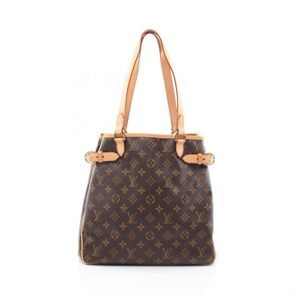 Pre-Owned Louis Vuitton Batignolles Vertical Tote Bag Handbag, Coated Canvas and Leather,...
