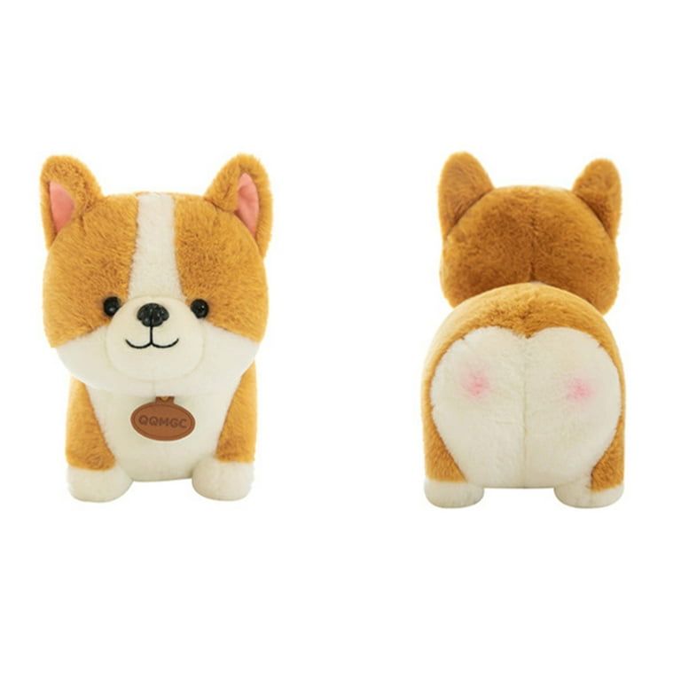 30cm Stuffed Plush Soft Toys Animal Dog Standing Corgi, 2C and 3C Stuffed Toy  Puppy for Kids and Dog Lover