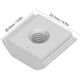 thumbnail image 3 of Tundralight 100Pcs T Slot Sliding Nuts, M8 Thread T Track Bolts T-Slot Track T Slot Nuts Sliding Nut T Track Screw for T-Slot Aluminum Extrusion, 3 of 5