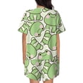 thumbnail image 3 of Bixox Women's Cute Frog Printed Pajama Set 2 Piece Lounge Set Top and Shorts Soft Pajamas, Shorts with Pockets, 3 of 7