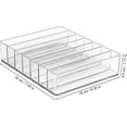 thumbnail image 4 of JessLab Large Palette Organizer with 7-Section Divided Storage, Transparent, 4 of 7