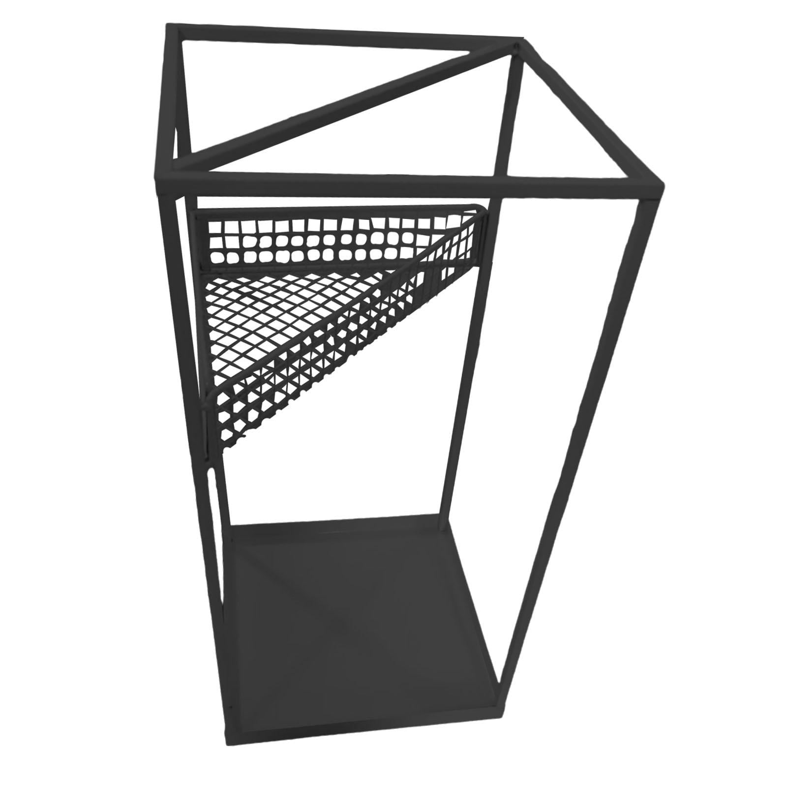 Fiocias Umbrella Stand Barrel Large Capacity Modern Organizer Decor Umbrella Holder Rack Black