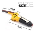 thumbnail image 3 of 3/8" Pneumatic Sanding Machine Air Belt Sander Polishing Tools With Sanding Belts for Air Compressor Kit 10*330MM ,High Dust Collection Efficiency, 3 of 6