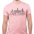 thumbnail image 2 of Skyline Cape Town South Africa Shirt Unisex X-Large Pink, 2 of 5
