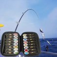 thumbnail image 2 of 16pcs Fishing Lures Sequins Spoon Baits Set With Zipper Tackle Bag Treble Hooks, 2 of 5