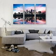 thumbnail image 2 of ARTCANVAS Sydney Australia Reflective Skyline Canvas Art Print - Size: 60" x 40" (1.50" Deep) (3-Piece), 2 of 9