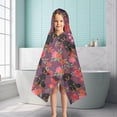 thumbnail image 6 of Dachshund Dog and Flower Floral Hooded Bath Towel，50"x30" for Ages 3 To 12 Kids, Quick Dry Lightweight Soft Microfiber Hood Beach Towel Cover Up for Kids, 6 of 7