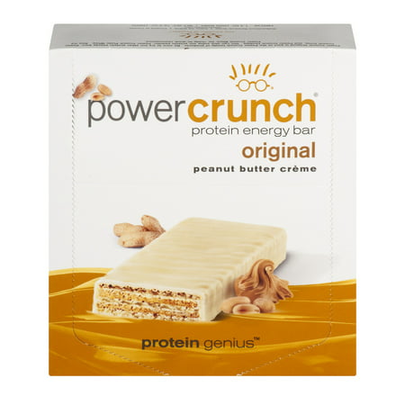 Power Crunch Bar de protéine d'origine de l'énergie, le beurre d'arachide Crme - Boîte de 12 Wafer