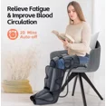 thumbnail image 3 of Shine Well Air Compressed Leg Massager, Grey, Brand New, 3 of 5