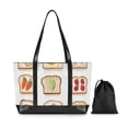 thumbnail image 7 of FORMRS Laptop Tote Bag for Women with 15.6" Computer Compartments Handbag, Various Toasts, 7 of 7