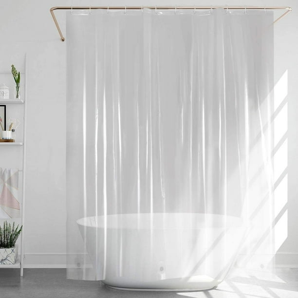 6 Gauge Peva Shower Curtain Liner 72 X, What Are Plastic Shower Curtains Made Of
