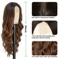thumbnail image 4 of MORICA Long Wavy Wig 26 Inch Ombre Brown Wigs for Women Natural Looking Cute Wigs for Daily Party, 4 of 6