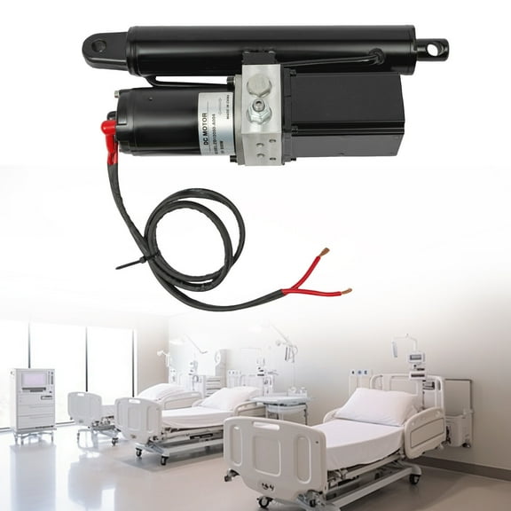 Miumaeov 2 Ton/4409lb Electric Linear Actuator 500W DC 12V Electric Hydraulic Cylinder Actuator 200mm Stroke