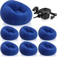thumbnail image 2 of Inflatable Bean Bag Chairs for Adults with Electric Air Pump  Blow up Couch Folding Portable Inflatable Couch Lazy Sofa for Outdoor Movie Nights Camping Room (), 2 of 6