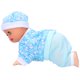 thumbnail image 5 of Lifelike Cute Baby Doll Electric Smart Laughing Crawling Doll Simulation Children's Toy (Garon 10in S), 5 of 5