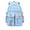 Blue, variant on British Style Color-Block Lightweight Elementary School Backpack, Fashionable Water-Repellent Student Bookbag for Daily Commute Travel, Casual Simple Daypack with Padded Straps