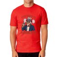 thumbnail image 2 of Fourth Of July Men's Star-Spangled Uncle Sam Parody Funny Short-Sleeve T-Shirt, 2 of 5