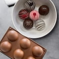thumbnail image 5 of Durable Semi Sphere Baking Molds, Chocolate Bomb Mold with Dishwasher Safe Food Grade Silicone, Perfect for Crafting Delicacies, Long-Lasting Durable, Easy Release Clean for Quick Cleanup, 5 of 5