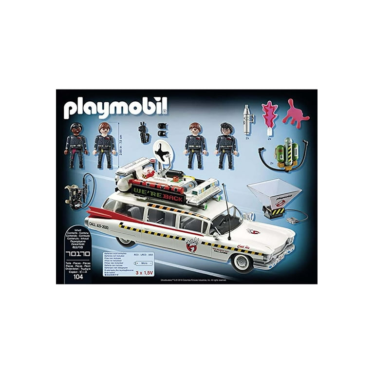 Playmobil Ghostbusters Ecto-1A Car Toy Set - Walmart.com