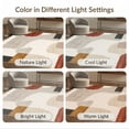 thumbnail image 7 of ODIKA 6'x9' Washable Area Rug Large Abstract Beige Minimalist Neutral Shape Brushstroke Shapes for Queen Size Bedroom, Under Bed, Master Suite, Easy Care, Non-Shedding, 7 of 7